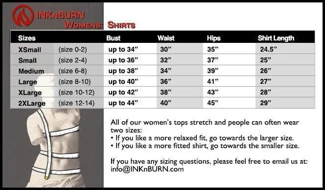 INKnBURN Women's Shark Tank Top (XXS)