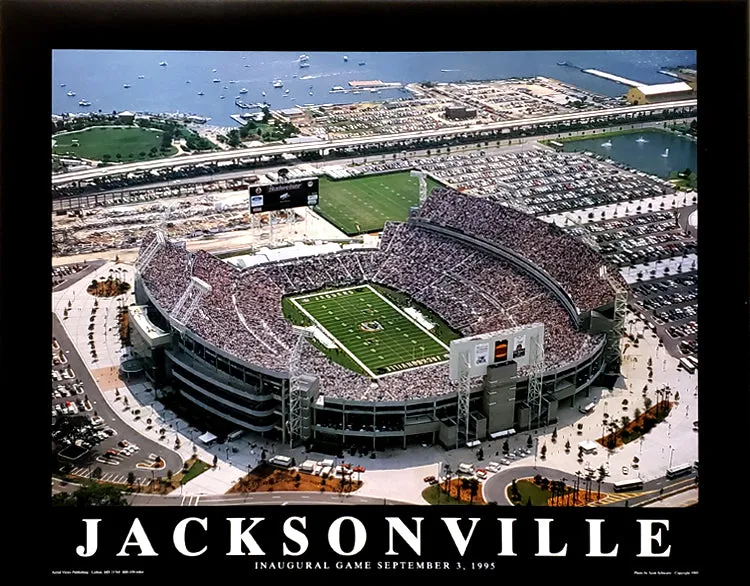 Jacksonville Jaguars EverBank Field "From Above" Premium Poster - Aerial Views