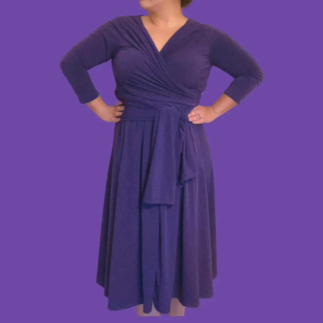 Jacqueline Purple Midi