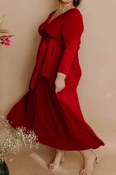 Jacqueline Red Maxi