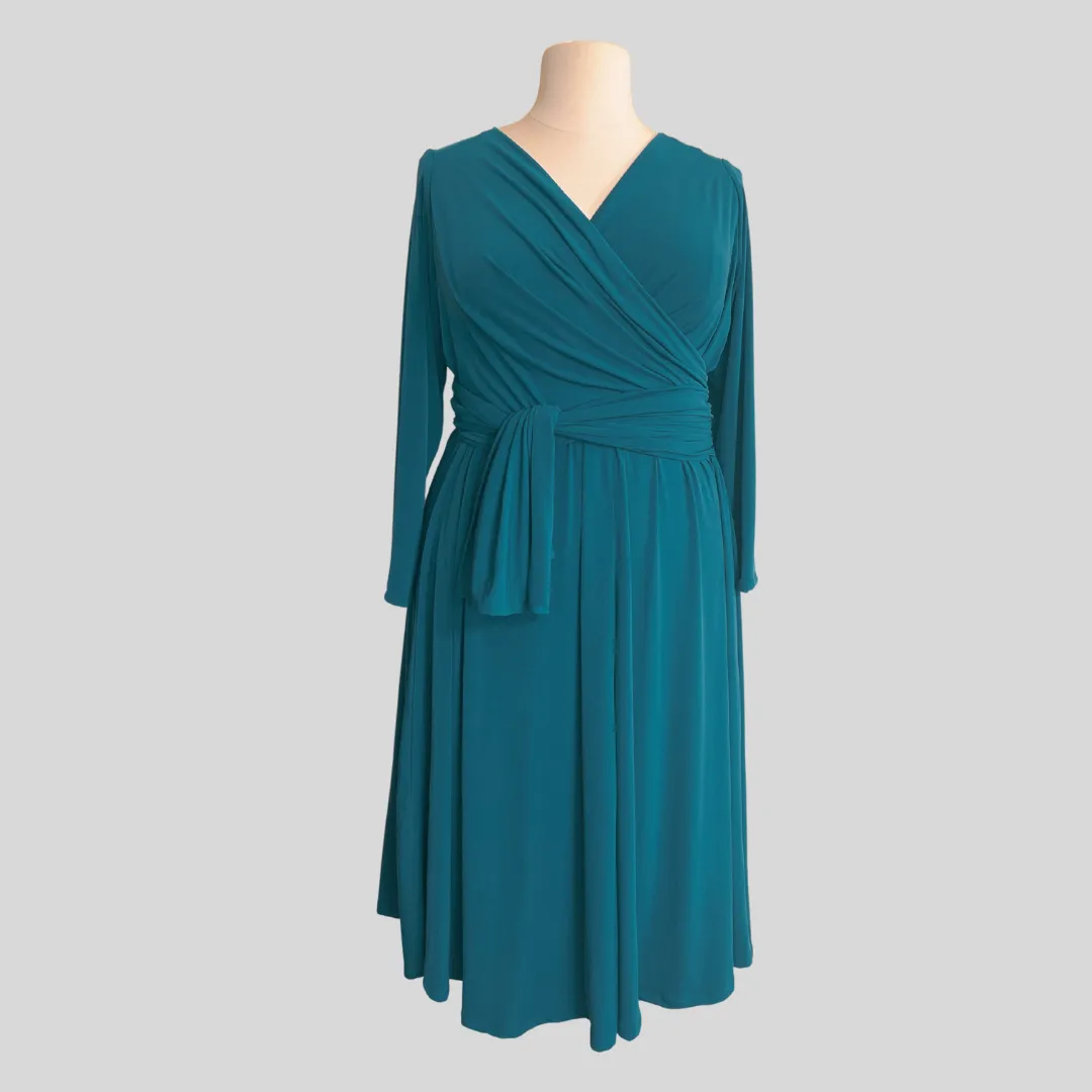 Jacqueline Teal Midi