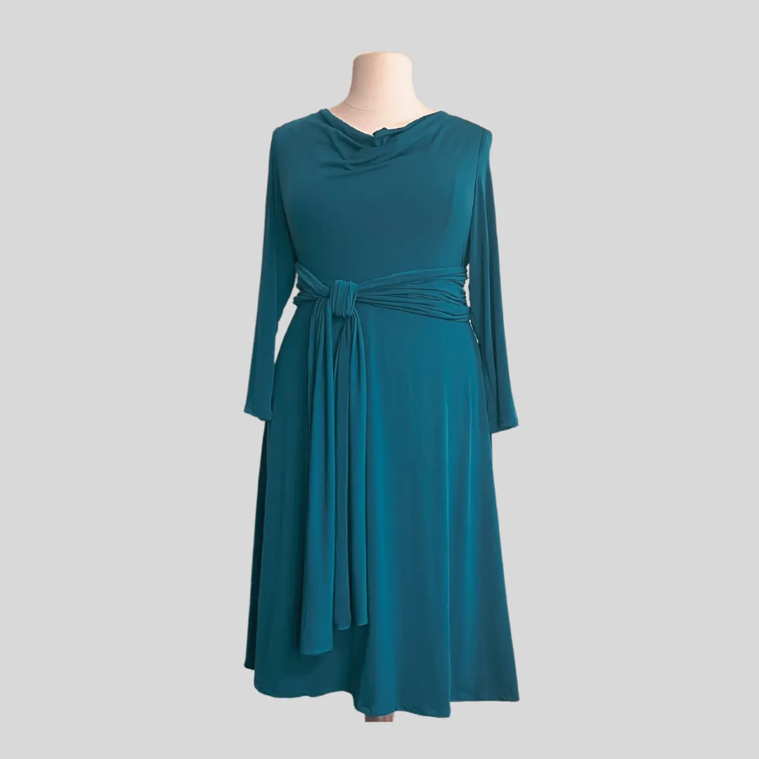 Jacqueline Teal Midi