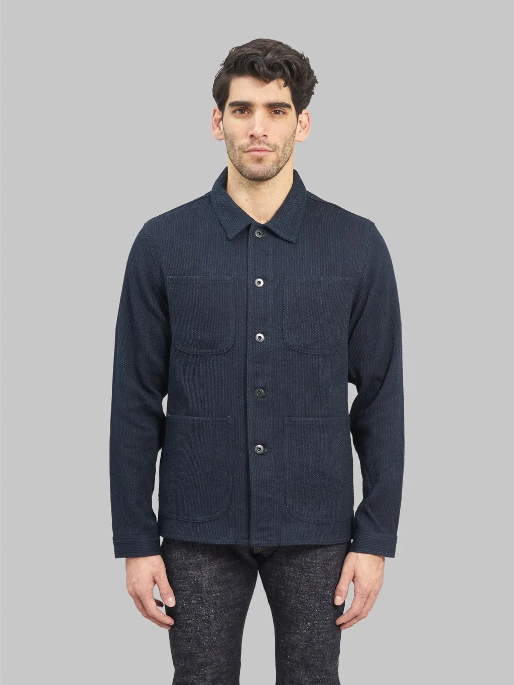 Japan Blue Indigo Sashiko Coverall