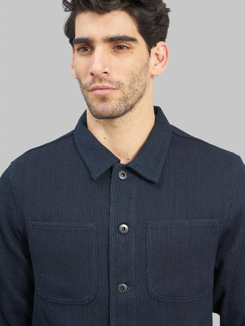 Japan Blue Indigo Sashiko Coverall