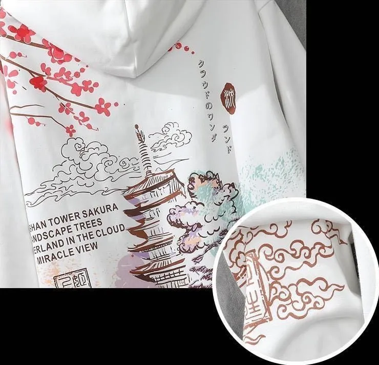 Japanese Art Pattern Hoodies