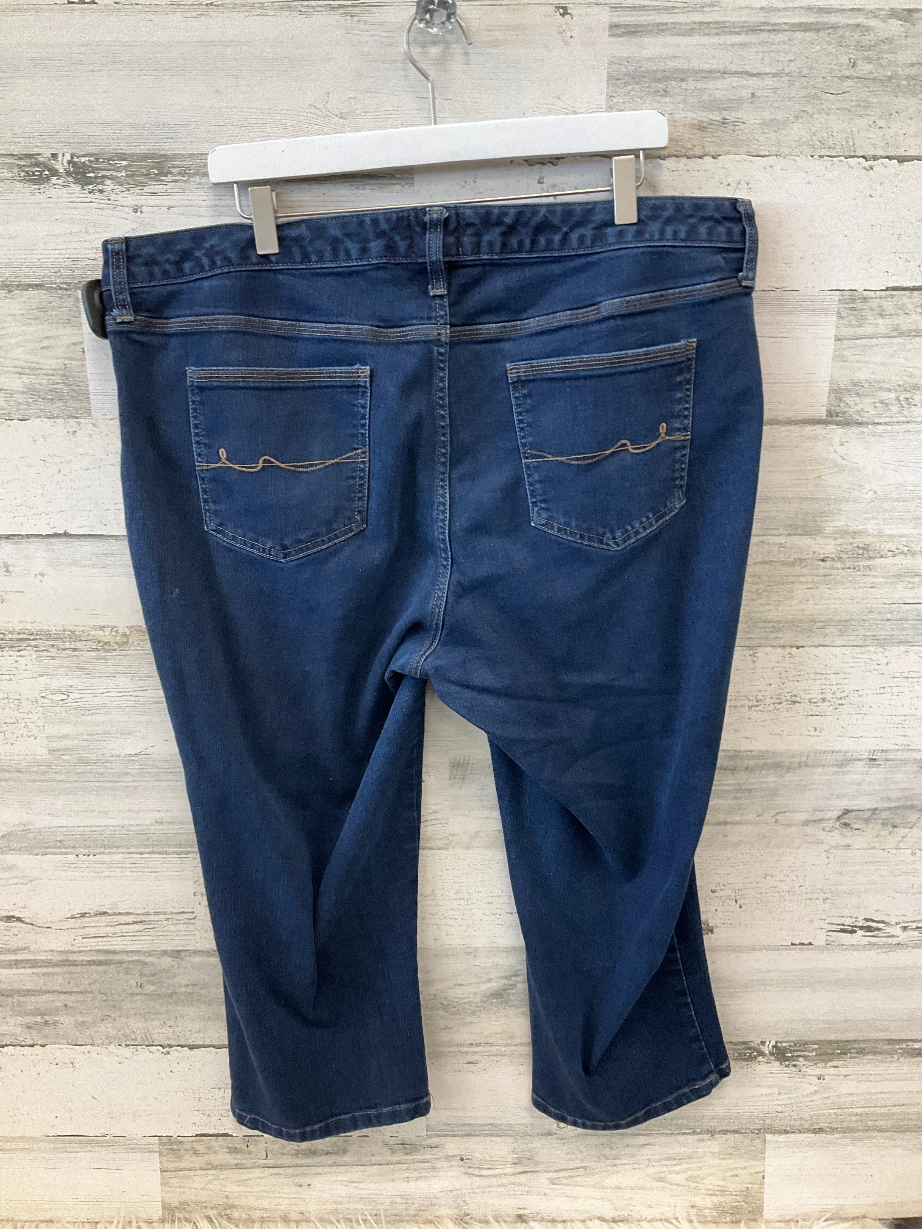 Jeans Cropped By St Johns Bay In Blue, Size: 20