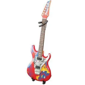 Joe Satriani Silver Surfer Miniature Guitar Replica