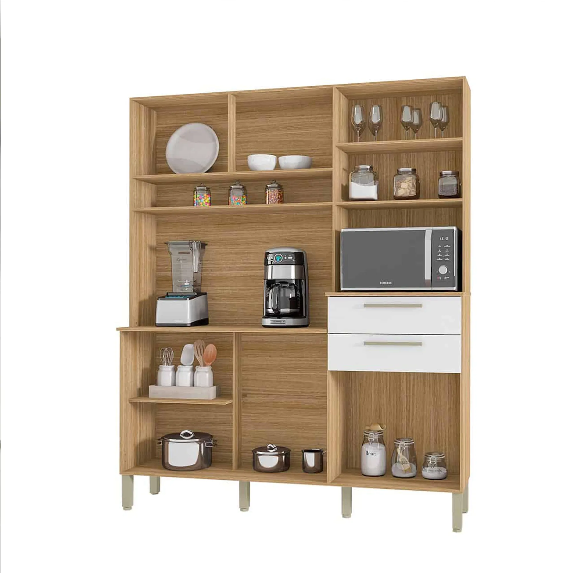 Kitchen Dresser – UK Oak   Snow White MWBR760B