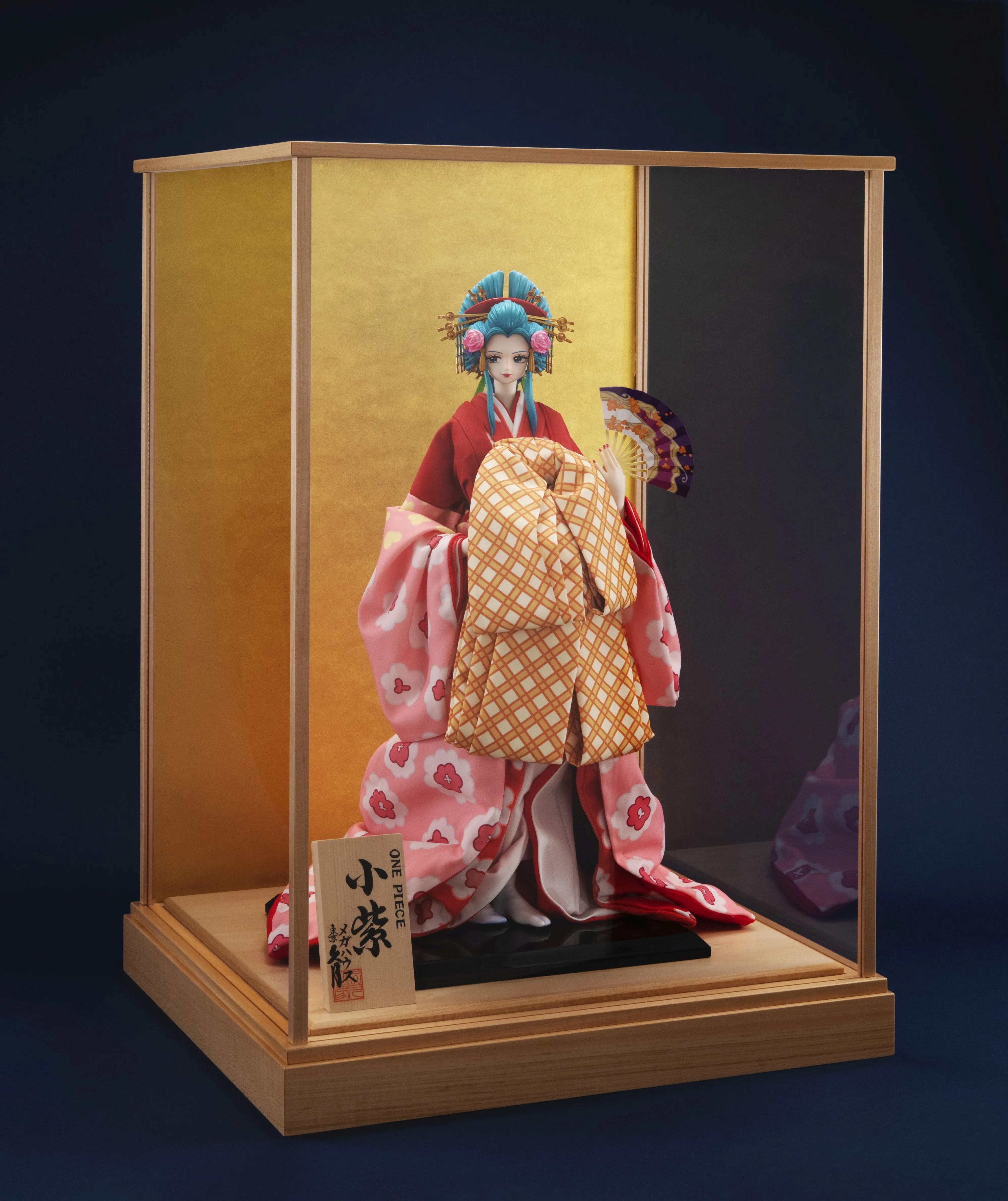 Kyugetsu x MegaHouse Japanese Doll - ONE PIECE: Komurasaki (Glass Case Special Set)