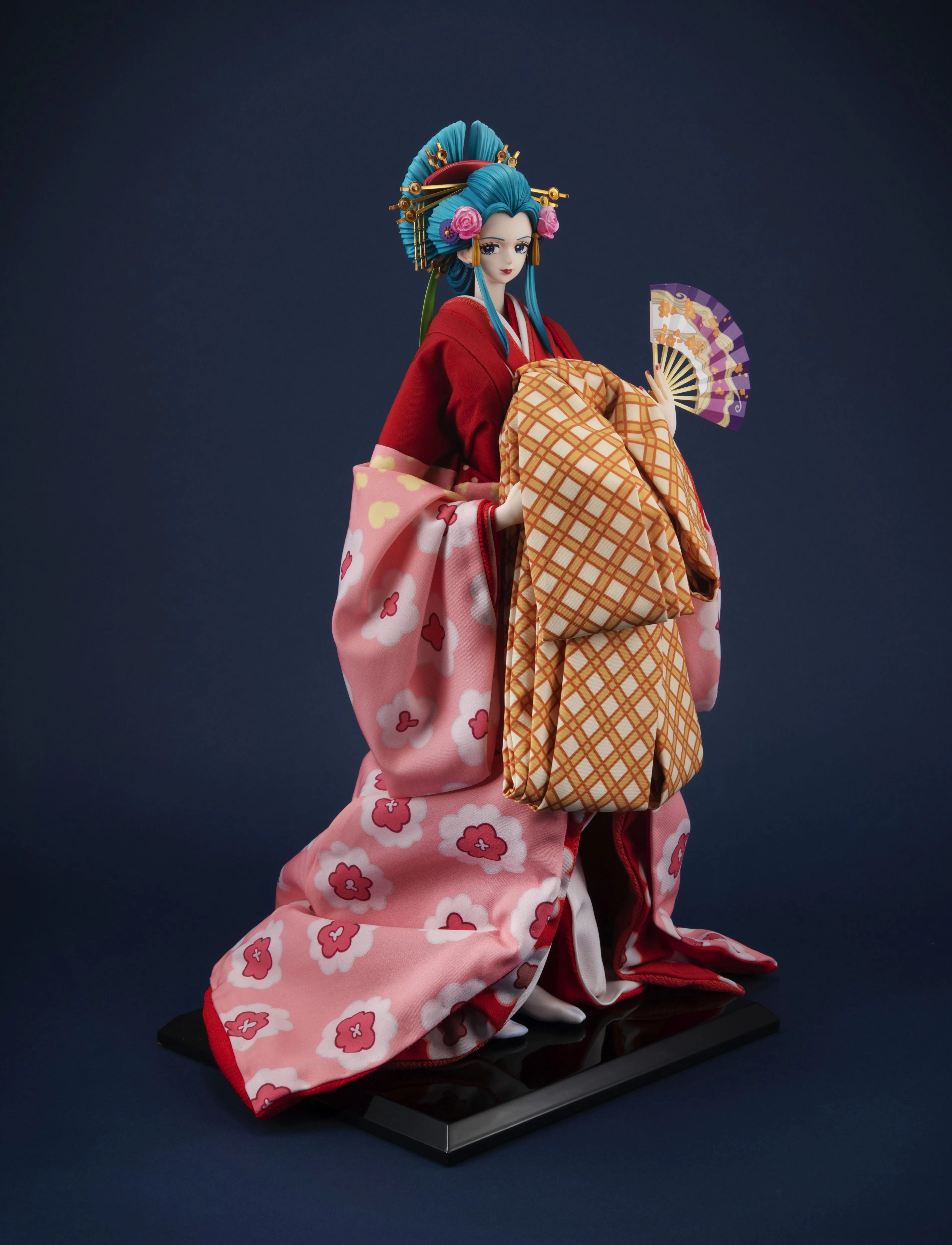 Kyugetsu x MegaHouse Japanese Doll - ONE PIECE: Komurasaki (Glass Case Special Set)