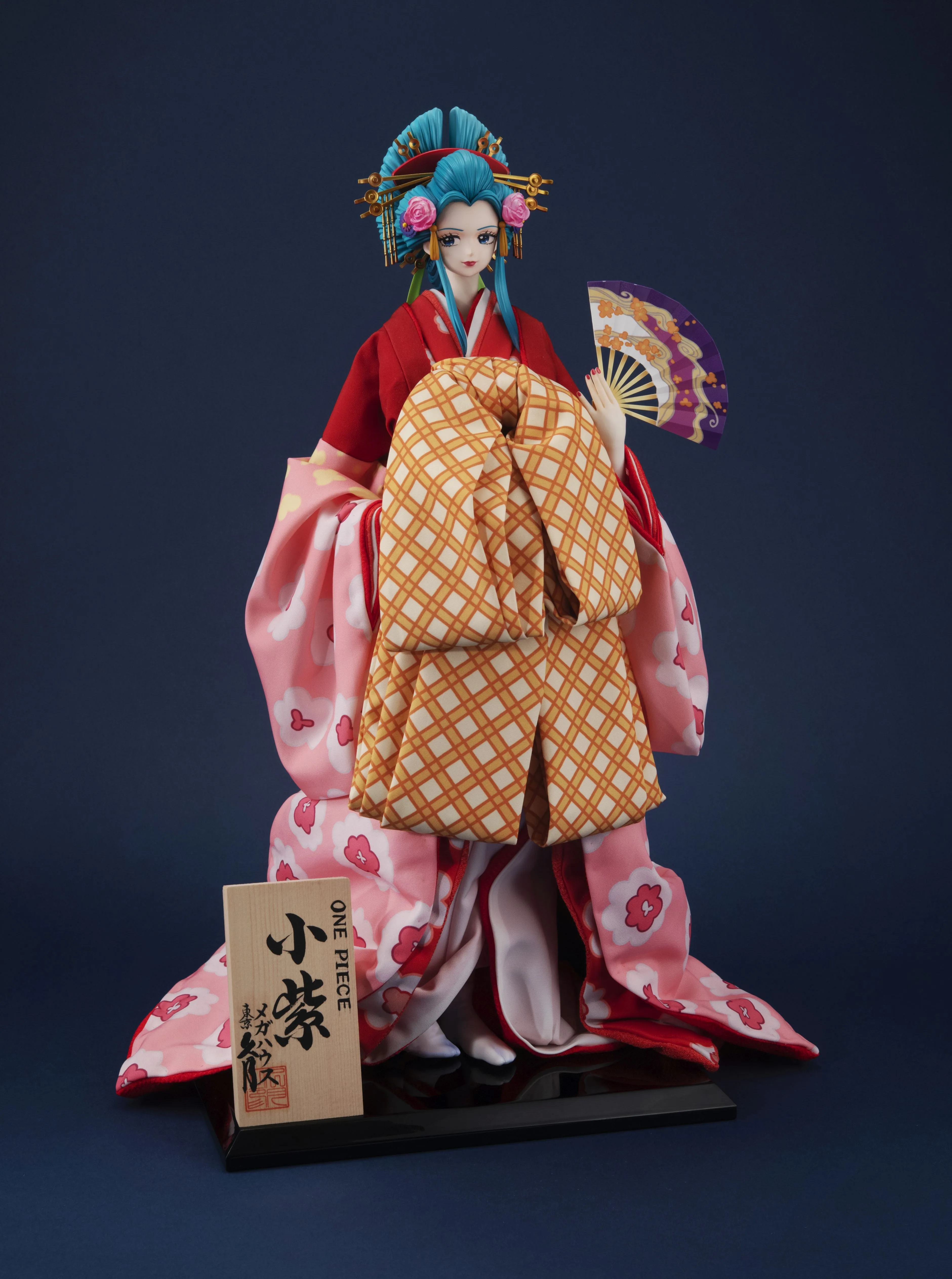 Kyugetsu x MegaHouse Japanese Doll - ONE PIECE: Komurasaki (Glass Case Special Set)