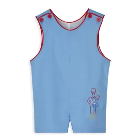 Lincoln Romper -- Liberty Blue w/ Drummer