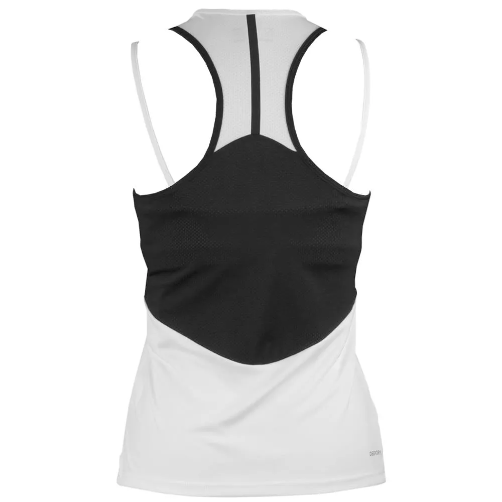 Lotto Women's Top IV Tank - Bright White/All Black