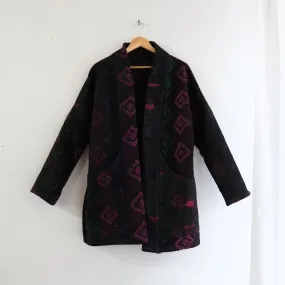 M Black with Colorful Diamonds Anoushka Jacket LL081