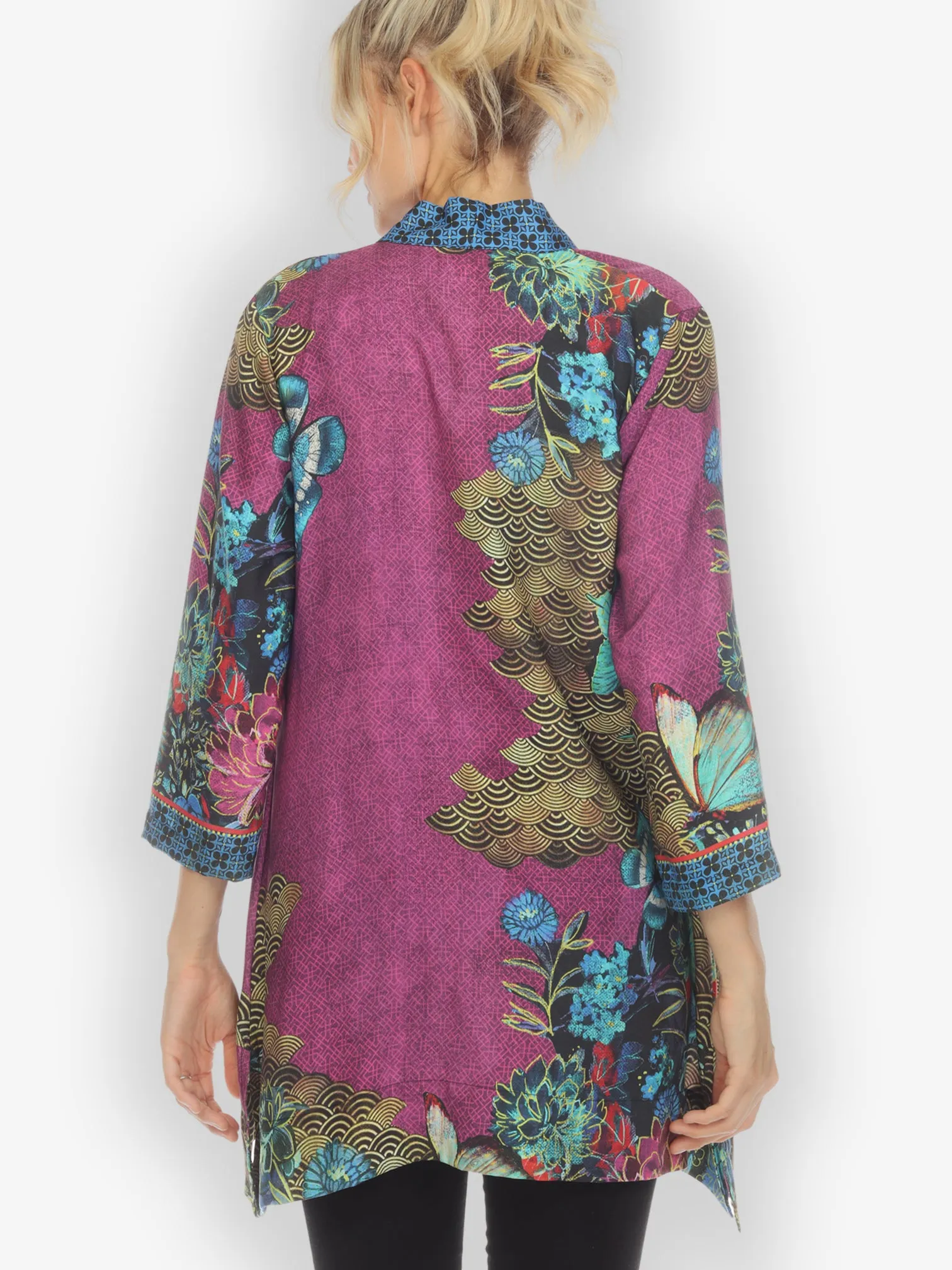 Magical Butterfly Tencel Kimono Top