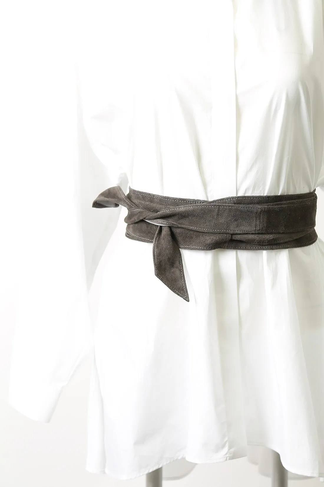 MATINO KIMONO BELT IN LEATHER OR SUEDE