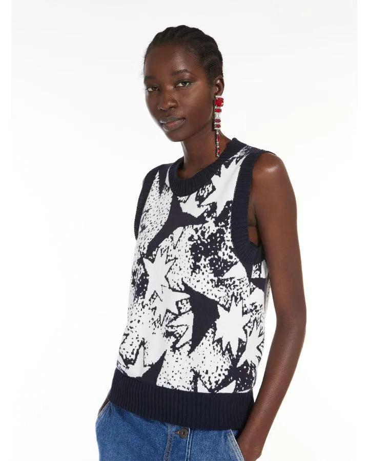 Max Mara Weekend Gastone Print Knit Tank