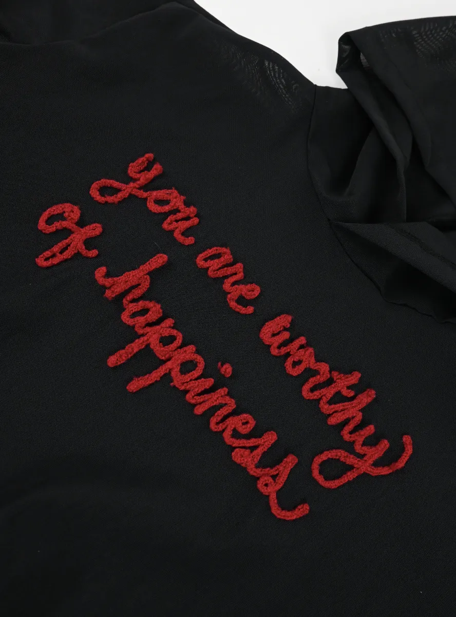 ME TO YOU affirmation hoodie (multiple sizes) cropped