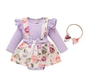 Melissa Floral Set - Lilac