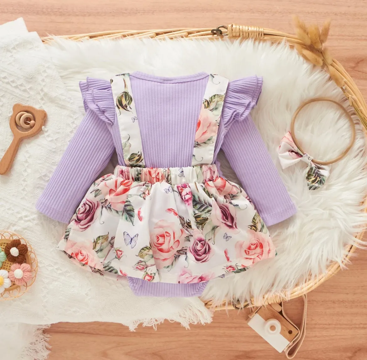 Melissa Floral Set - Lilac