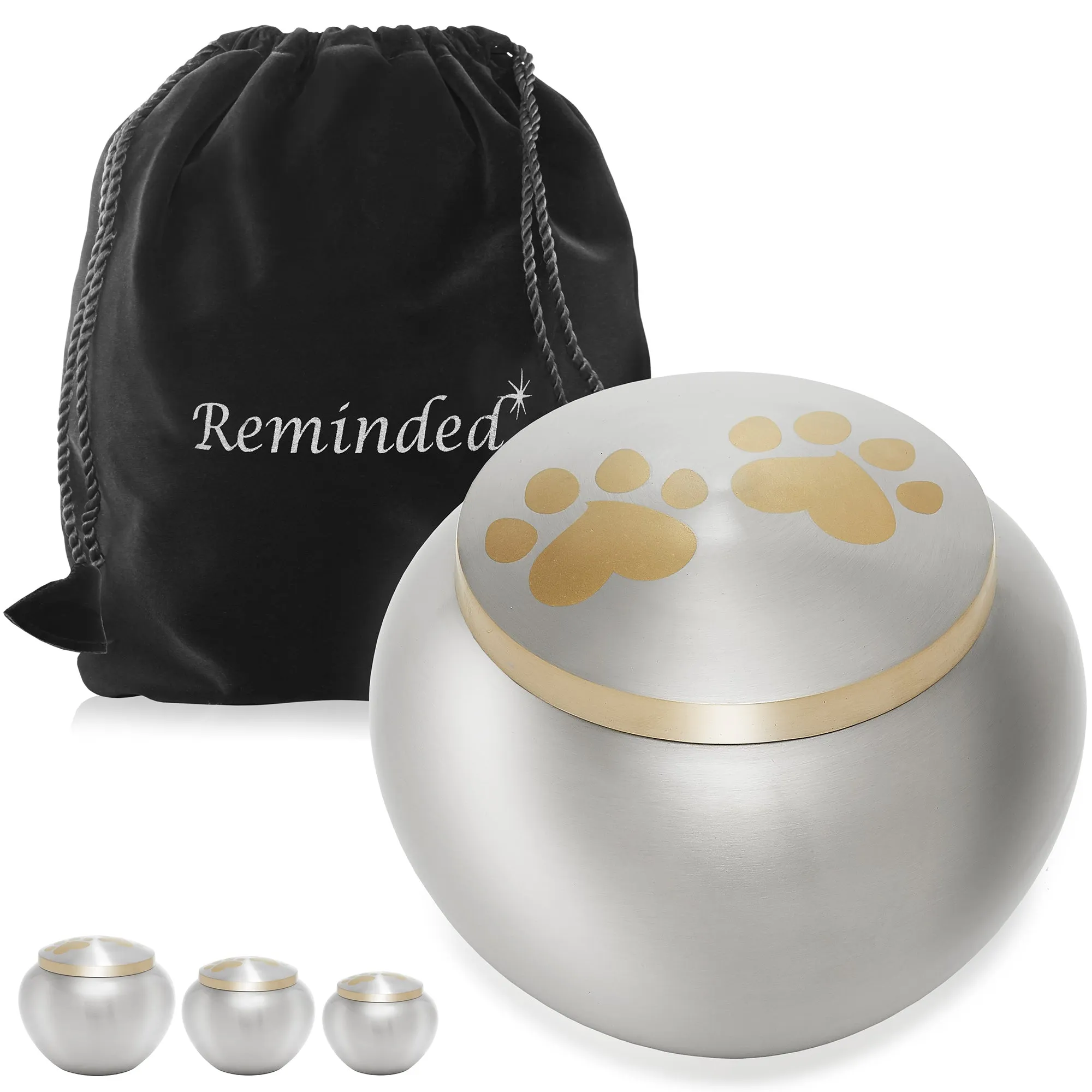 Memorial Cremation Keepsake Brass Urn for Pets