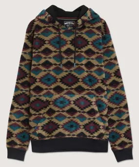 Men's Aztec diamond print hoodie