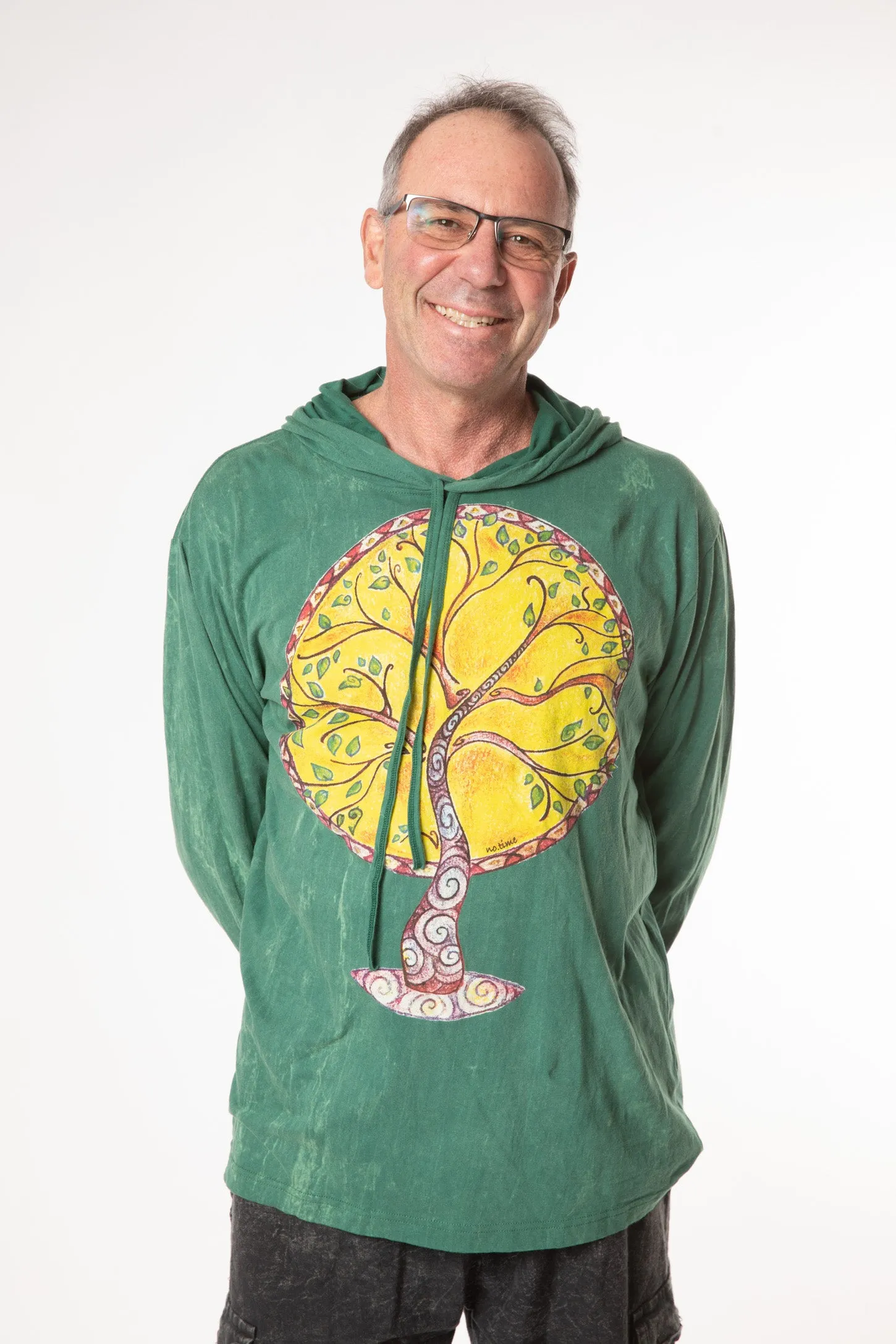 Mexicali Zen Tree Graphic Lightweight Hoodie