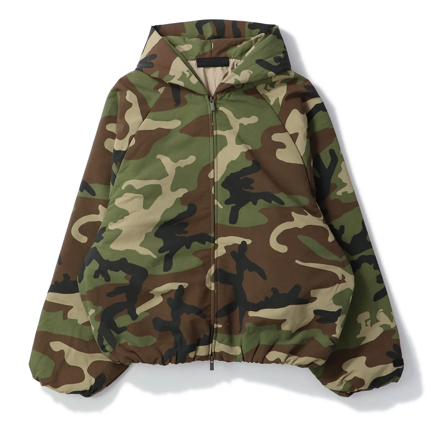 MILITARY NYLON HOODED JACKET