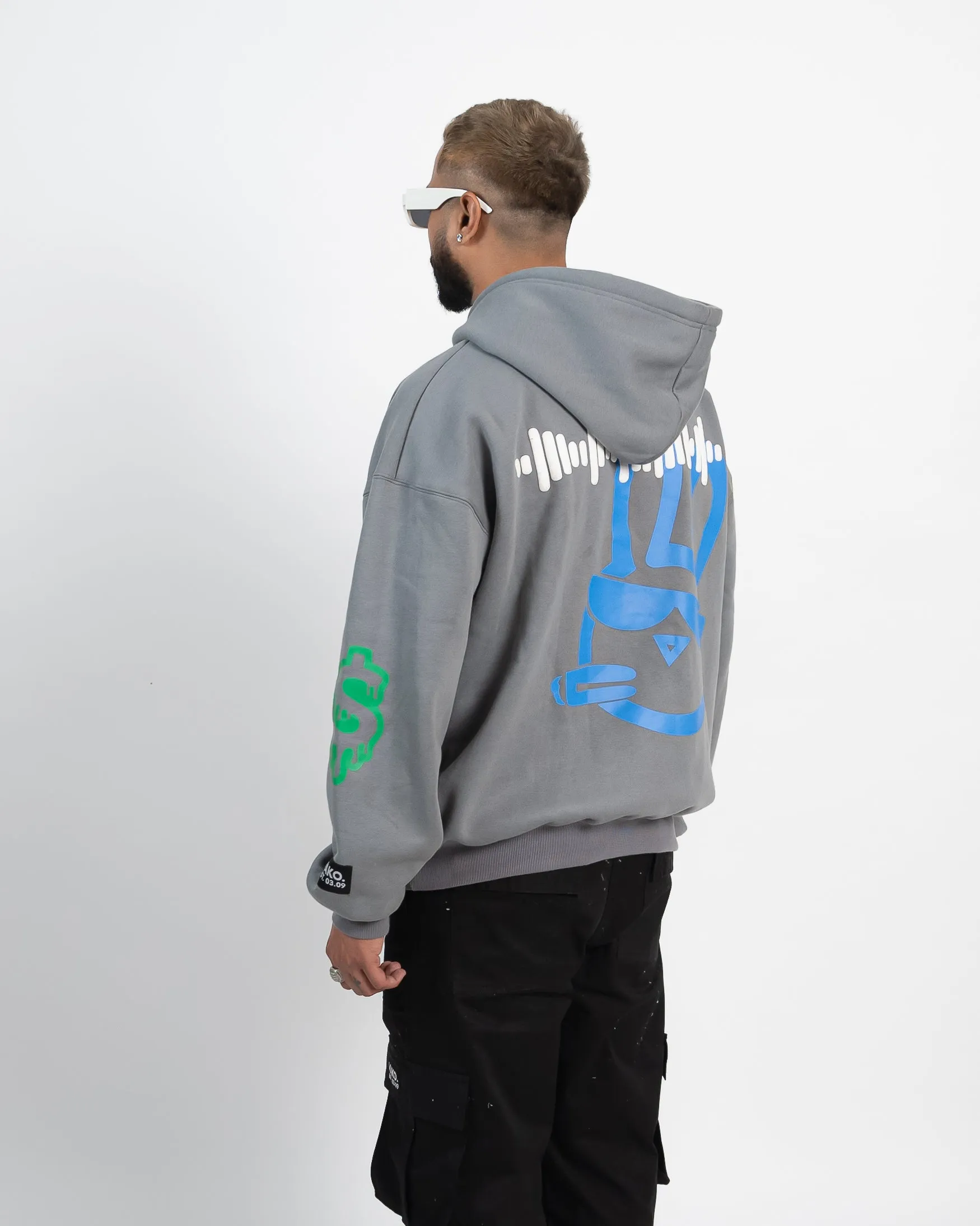 Money & Music Grey Hoodie