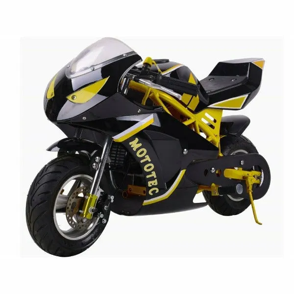 MotoTec GT 49cc 2-Stroke Gas Pocket Bike