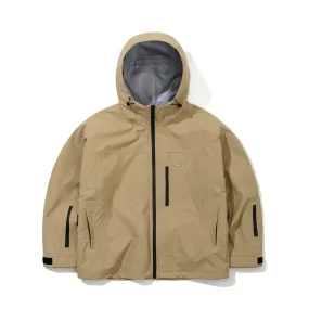 MOUNTAIN HOODED 3L SEAM SEALING JACKET BEIGE