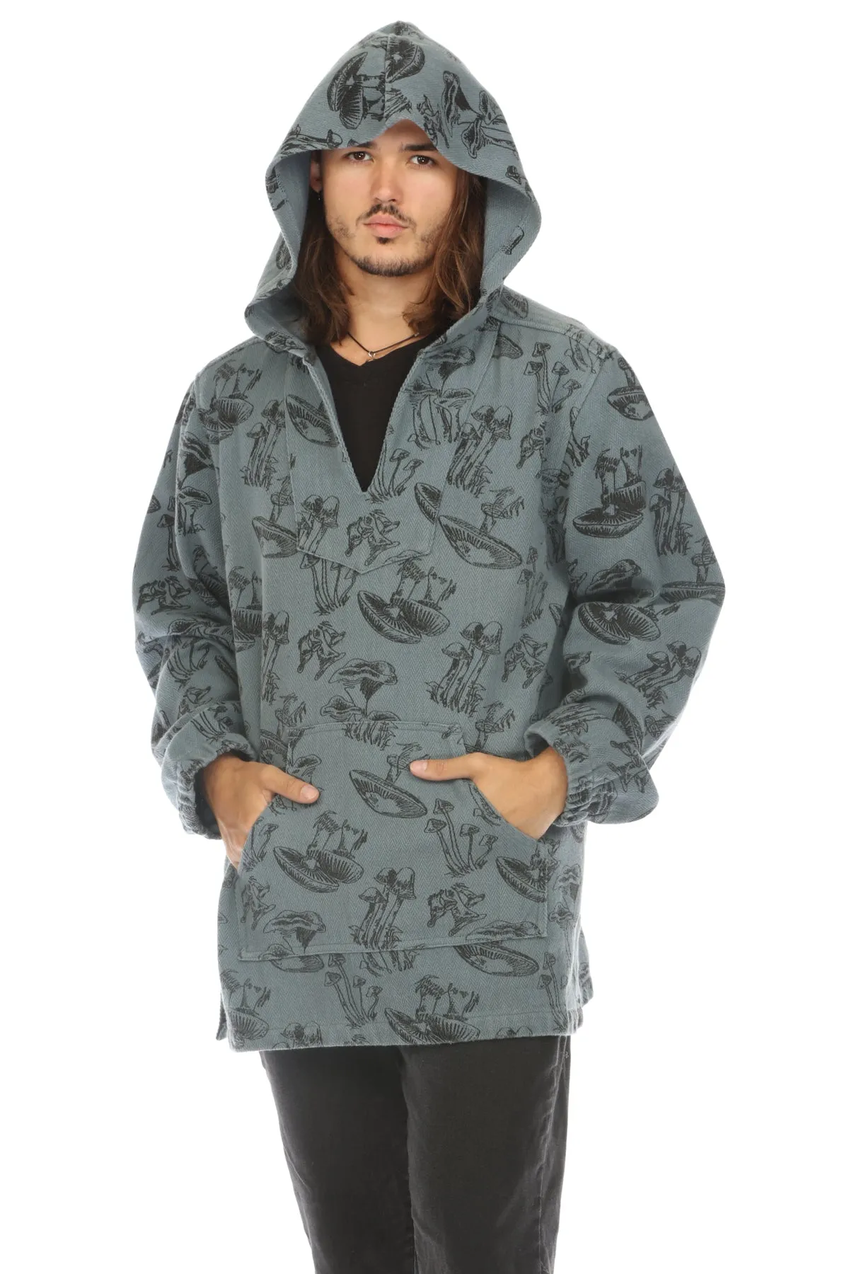 Mushroom Unisex Baja Hoddie