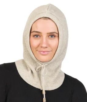 Natural Scarfclava Hoodie Hat - NX895