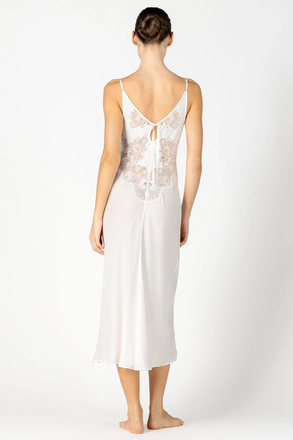 Nina Love Long Silk Slip