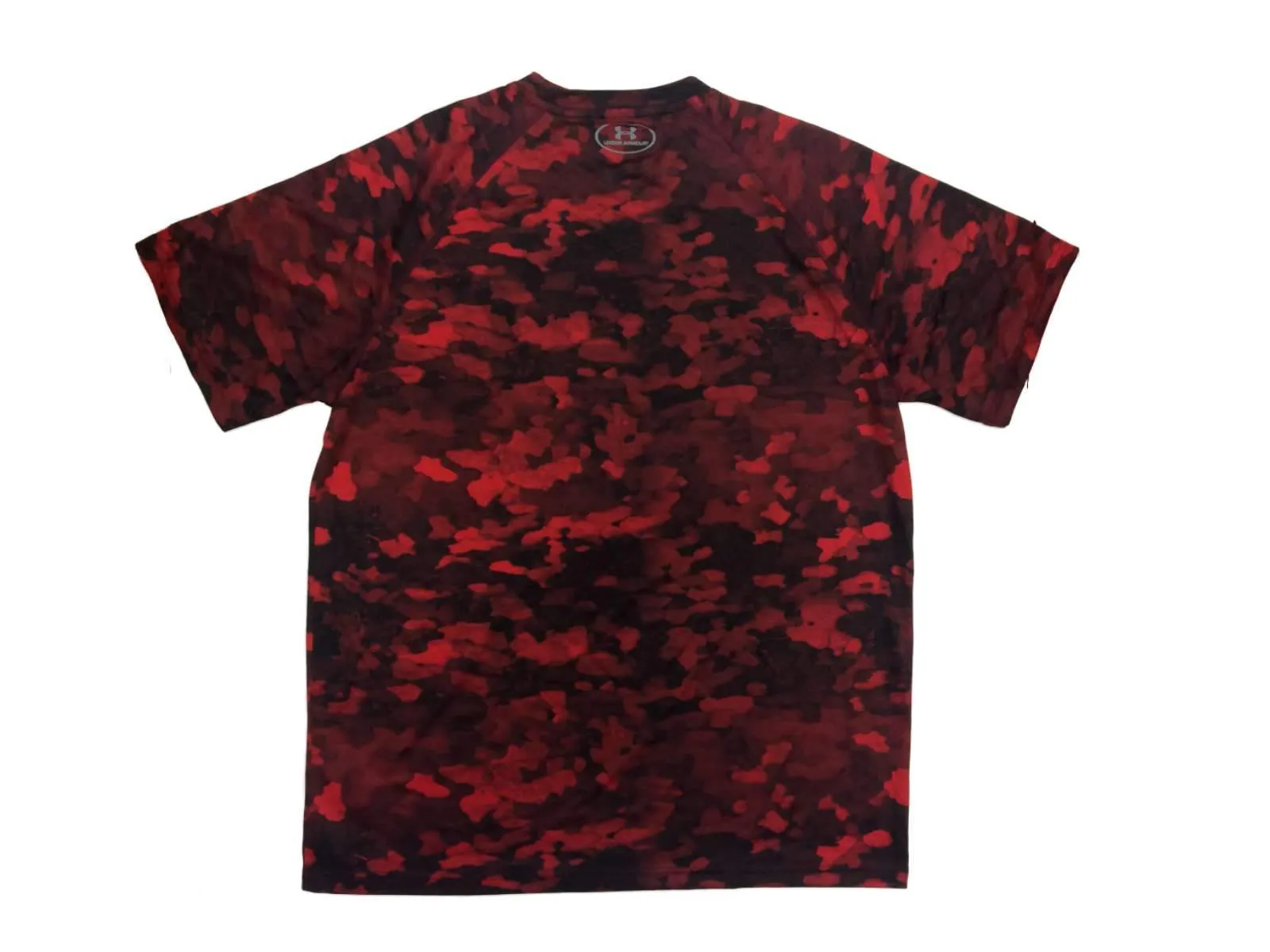 Northern Illinois Huskies Under Armour Red & Black Camo Heatgear SS T-Shirt (L)