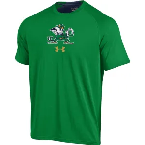 Notre Dame Fighting Irish Under Armour Green HeatGear Loose Anti-Odor T-Shirt