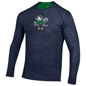 Notre Dame Fighting Irish Under Armour Navy HeatGear Loose Long Sleeve T-Shirt