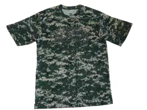 Ohio Bobcats Badger Sport Green Digital Camouflage Crew Neck T-Shirt (L)