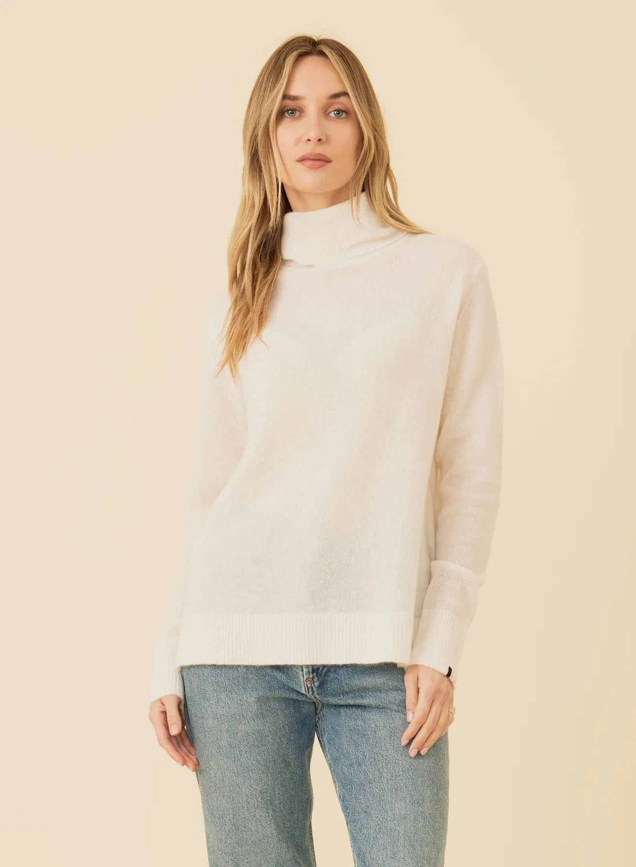 One Grey Day Sloane Cashmere Turtleneck