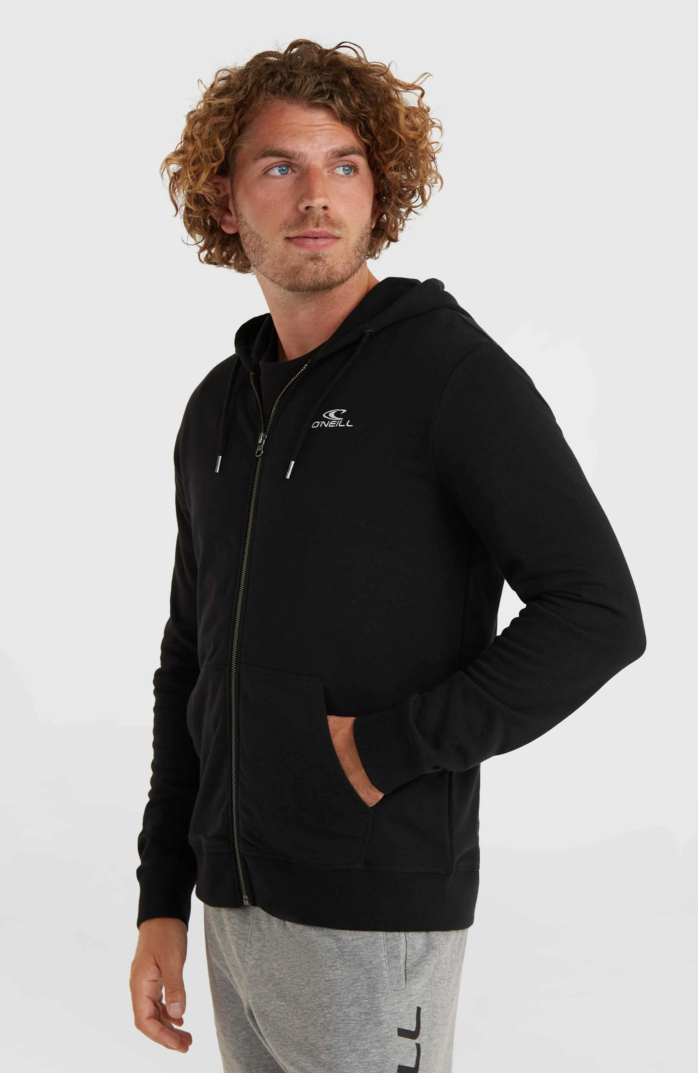 O'Neill Small Logo Full-Zip Hoodie | Black Out