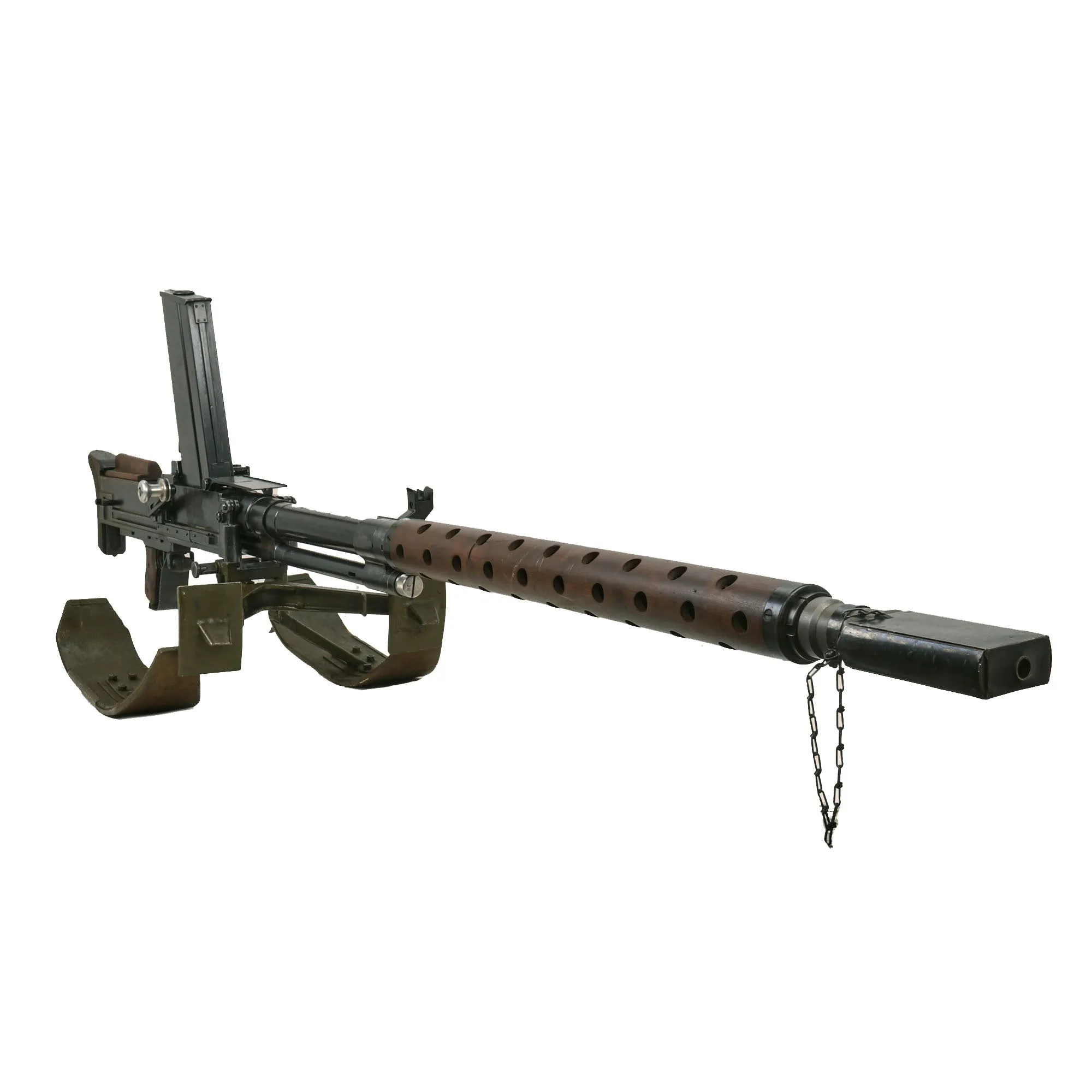 Original Finnish WWII Lahti L-39 Display Anti-Tank Rifle Serial 847 by VKT with Sled Bipod, Muzzle Cover & Display Magazine