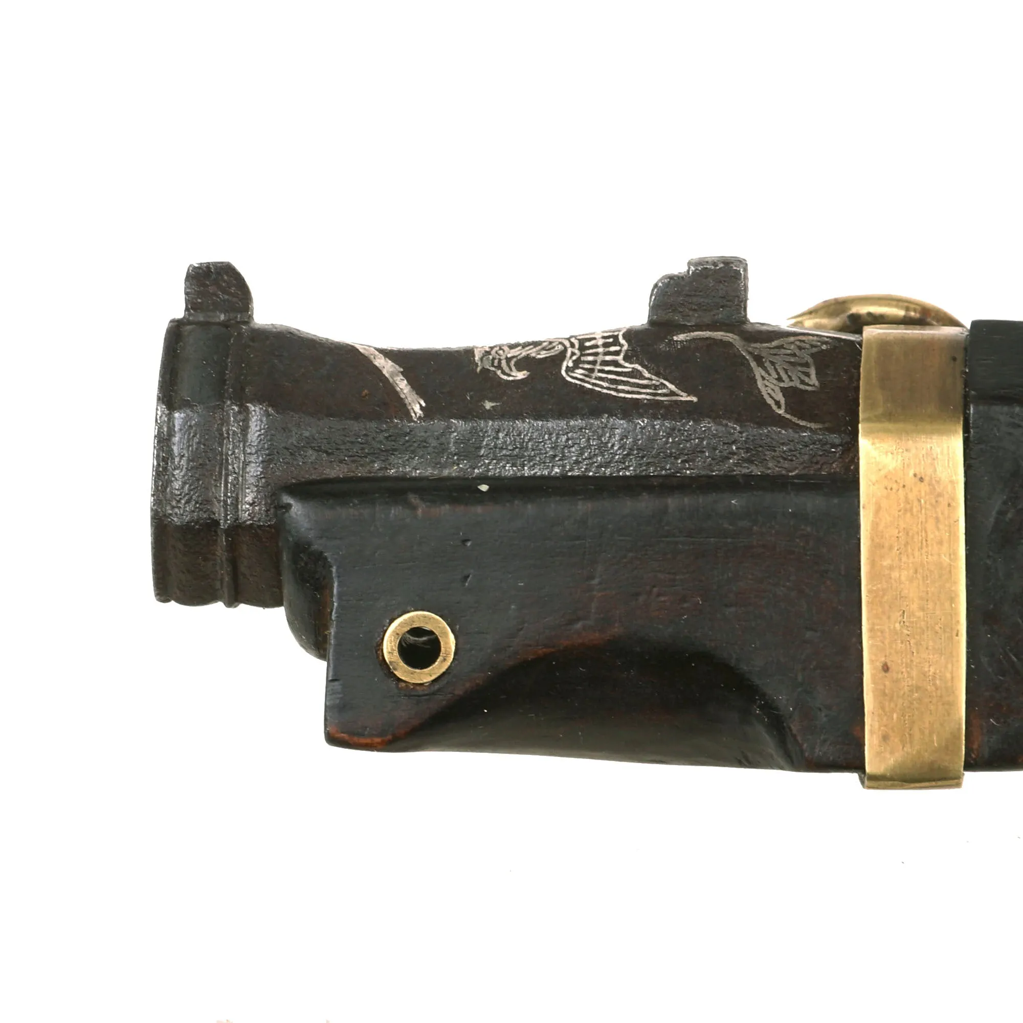 Original Japanese Early 19th Century Edo Period Miniature Matchlock Pistol (Netsuke) - As Seen on History Channel Pawn Stars