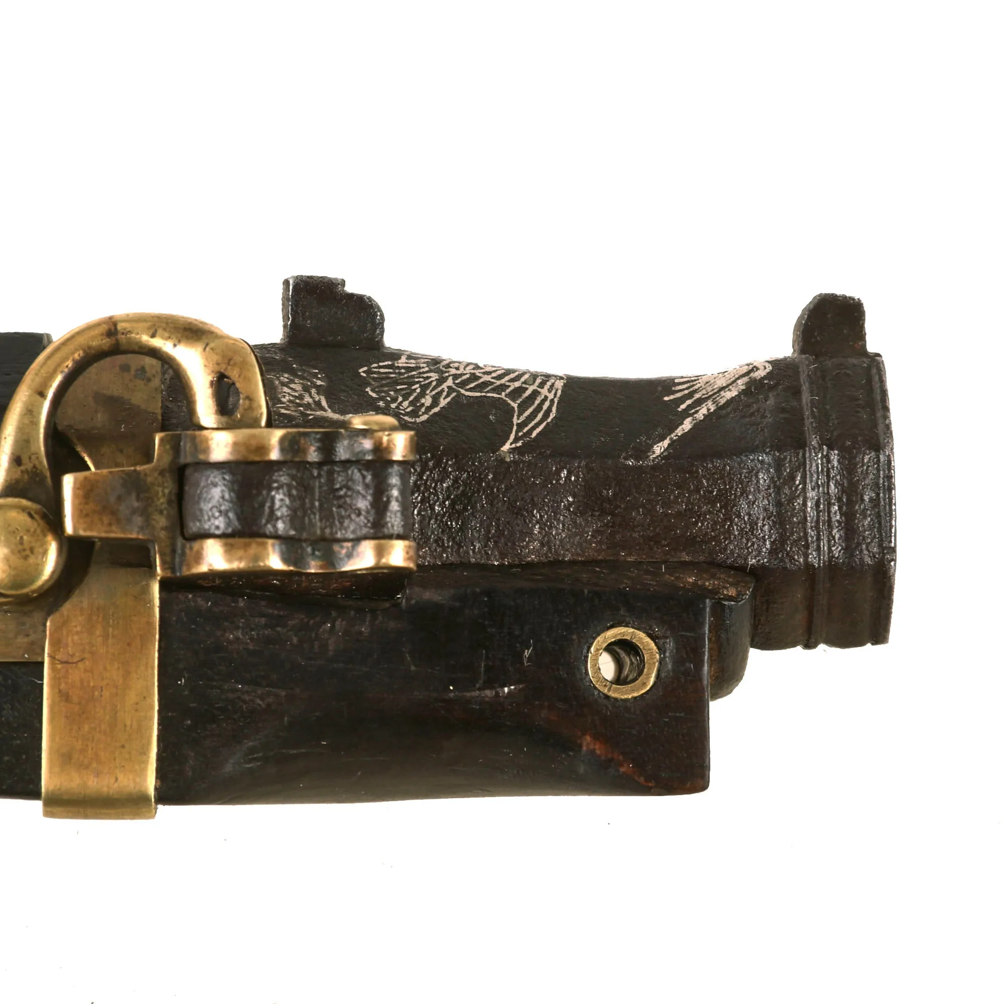 Original Japanese Early 19th Century Edo Period Miniature Matchlock Pistol (Netsuke) - As Seen on History Channel Pawn Stars