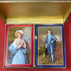 Original Vintage Thomas De La Rue & Co Ltd two Pack set of Playing Cards