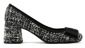 PAULWARMER ARIANA PUMP BOUCLE BLACK