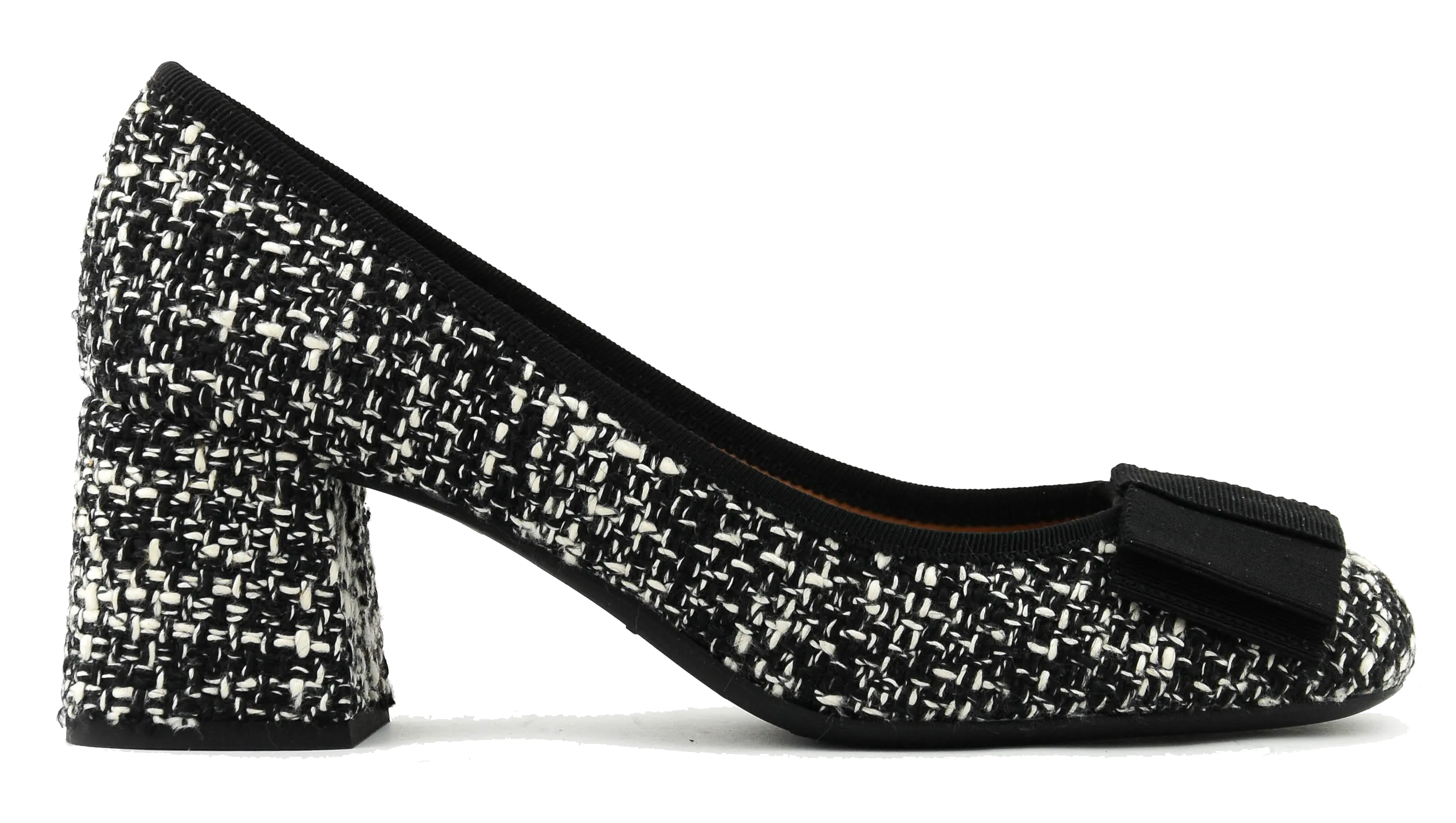 PAULWARMER ARIANA PUMP BOUCLE BLACK