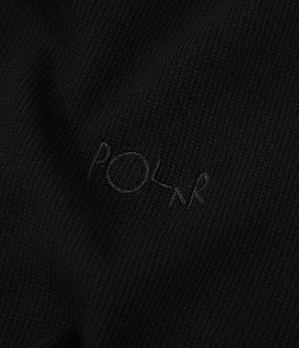 Polar Shin Turtleneck Long Sleeve T-Shirt - Black