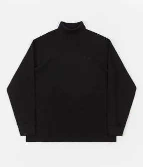 Polar Shin Turtleneck Long Sleeve T-Shirt - Black