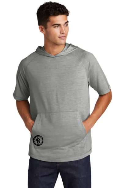 PosiCharge Tri-Blend Wicking Short Sleeve Hoodie