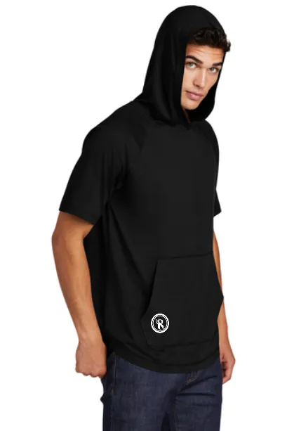 PosiCharge Tri-Blend Wicking Short Sleeve Hoodie